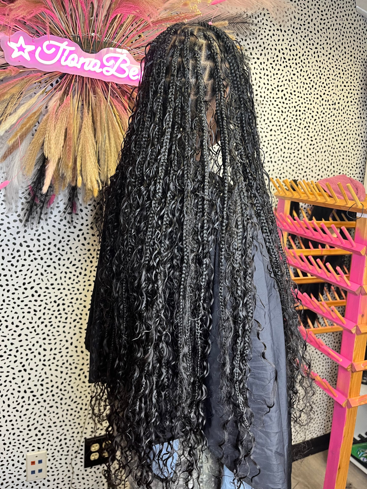 Boho Knotless Braids